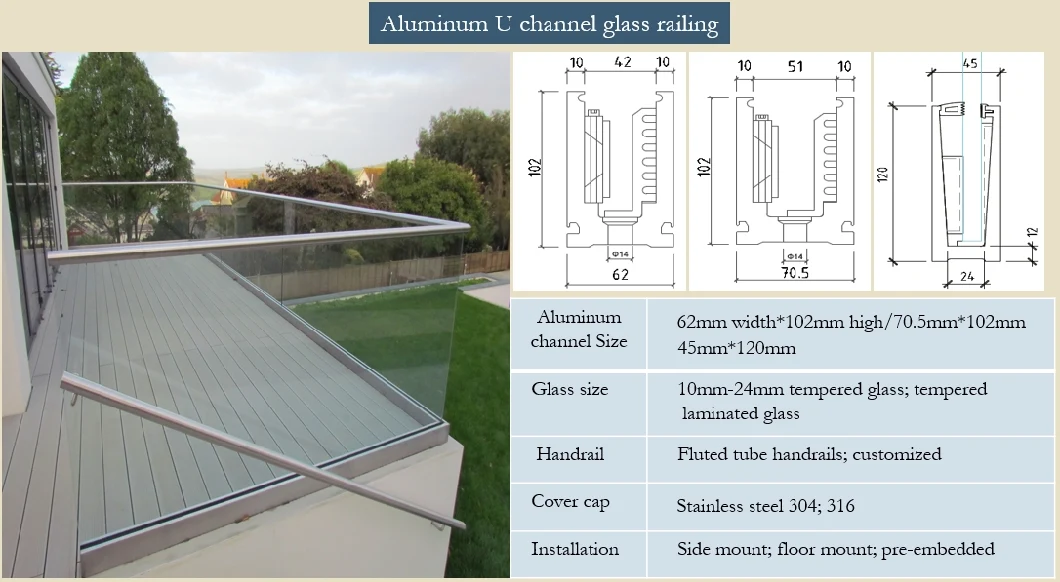 Prima Balcony Stainless Steel Railing Design Wire Rope Steel Cable Deck Railing