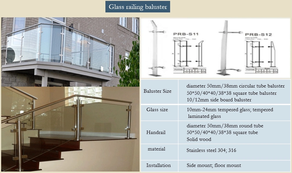 Prima Balcony Stainless Steel Railing Design Wire Rope Steel Cable Deck Railing