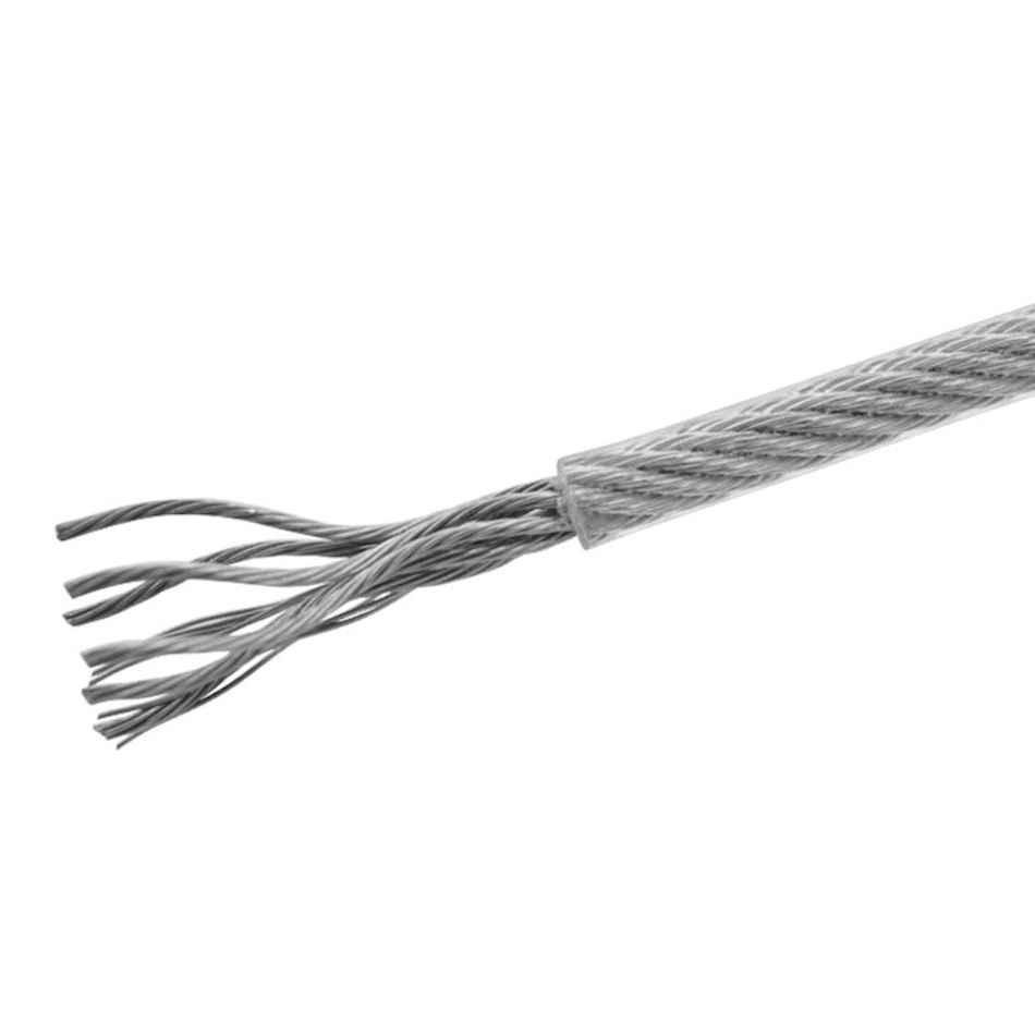 Coated PVC Nylon Steel Cable Crane Plastic Coated Galvanized Stainless Steel Wire Rope