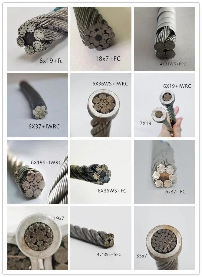 Galvanized Steel Cable 35W*7 Non Rotating Steel Wire Rope