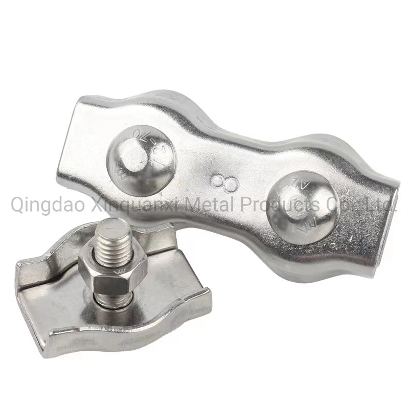 Stainless Steel Duplex Wire Rope Clips Clamp Clips of Wire Rope Fitting