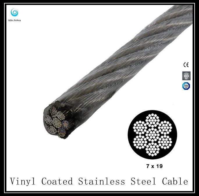 7*19 Vinyl Coated Stainless Steel Cable (T304) -Aircraft Cable