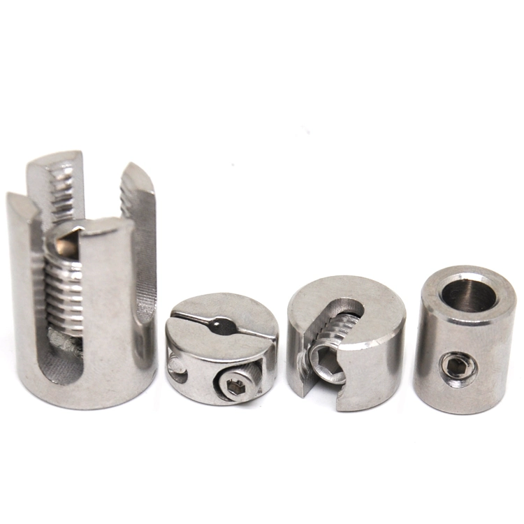 Custom Stainless Steel Split Cross Ring Clip Grip Stop End Cable Wire Rope Clamp