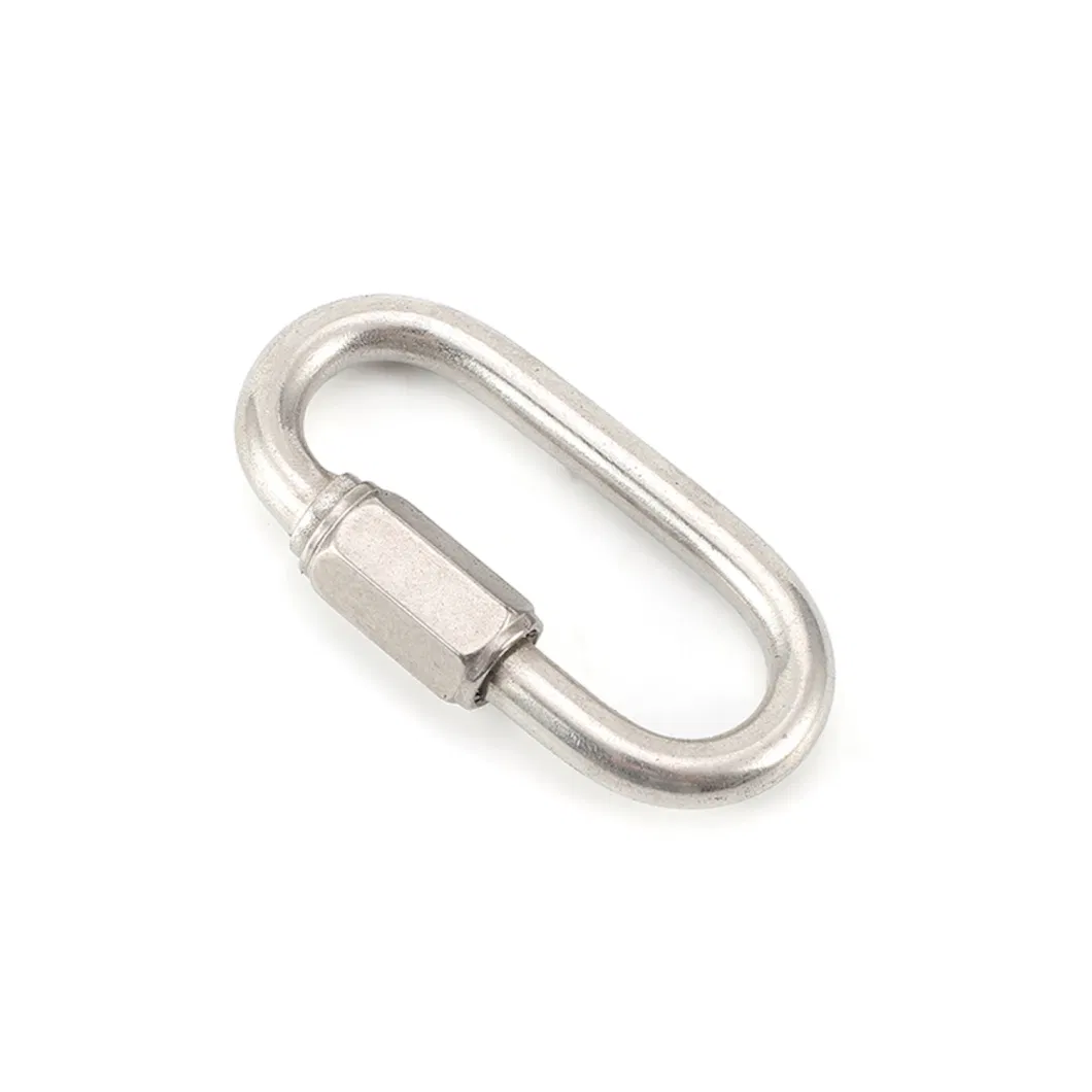 Stainless Steel Quick Link Hook Applied in Rope Intensive Activities