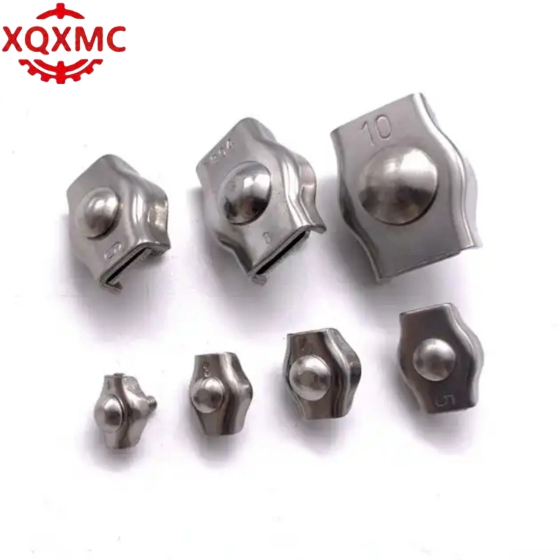 304 Stainless Steel Wire Rope Clips Single Grips Cable for Steel Wires