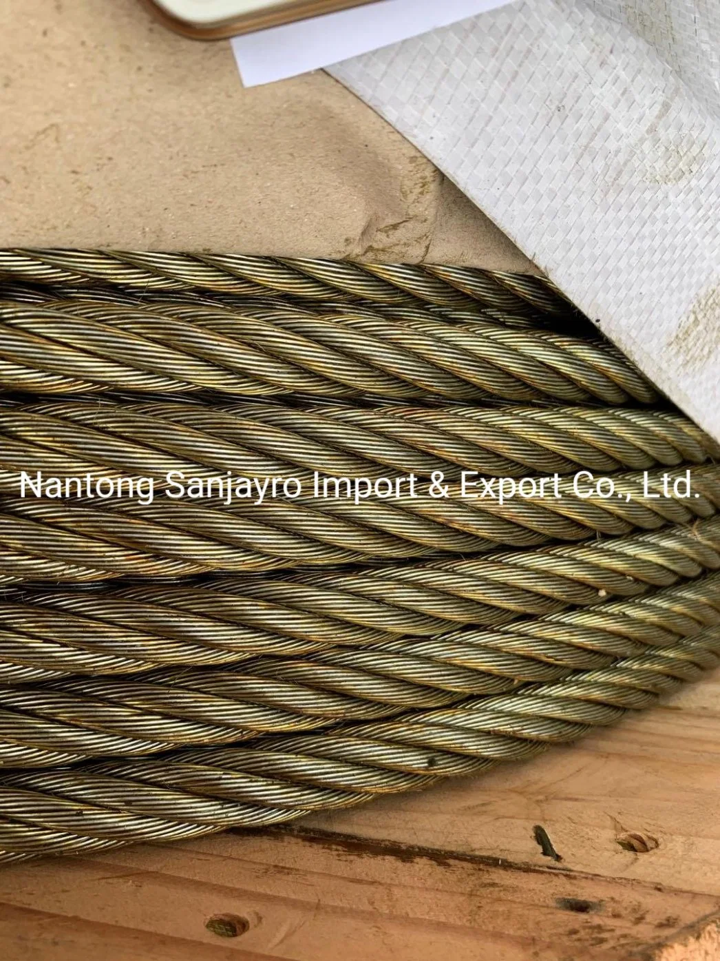Steel Wire Rope 6X19+FC 7X19 Electro/Hot-Dipped Galvanized Fiber/Steel Core Dry Surface