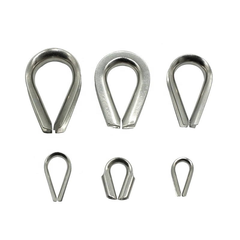 High-Quality Stainless Steel Thimble Playground Rope Accessory for Rope Spliced Eye