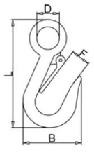 Stainless Steel Wire Rope Rigging Connection Cargo Hook