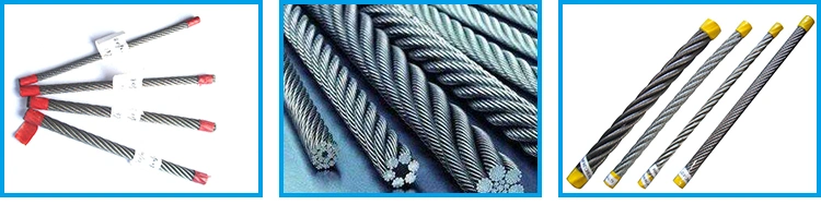 Elevator Traction Steel Wire Rope Different Diameter