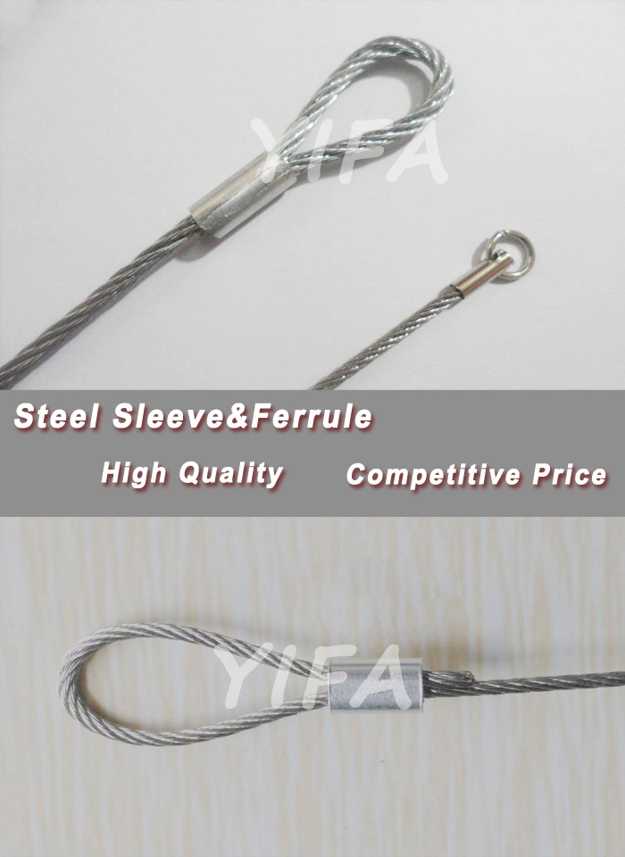 Factory Price Oval Aluminium Sleeves for Wire Rope