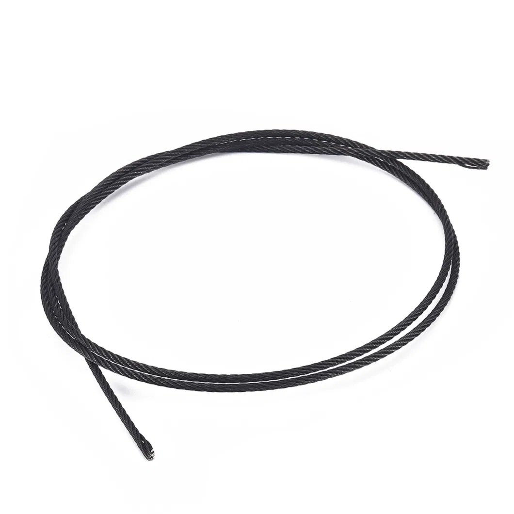 Diameter 1mm-20mm Stainless Steel Wire Rope Black Oxide Cable Railing