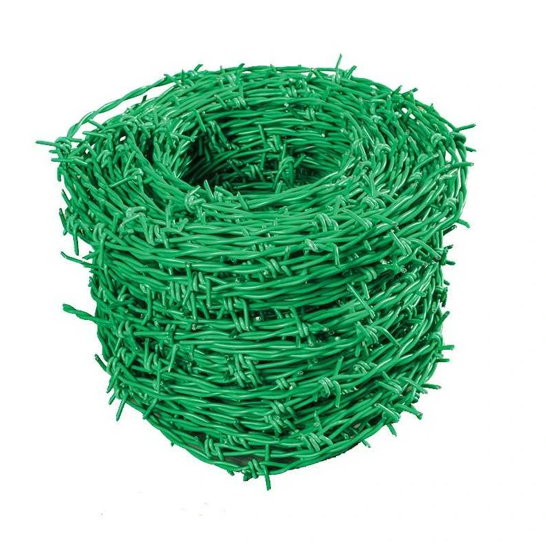 PVC Barbed Rope Galvanized Barbed Wire Mesh Security Fence