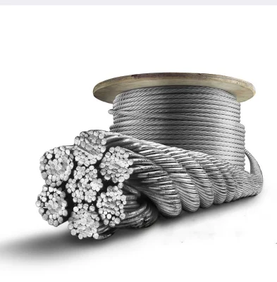 China Hersteller 6X36ws+Iwrc Verzinkte Stahlseile für Zipline-Kabel
