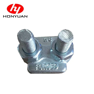 Heavy Duty Us-Typ Carbon Stahl Drop Geschmiedeten Drahtseil Kabelklemme Mit Clip