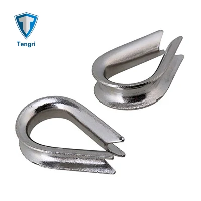 Beste Qualität und Preis DIN6899b Drahtseil Fingerhut Carbon Stahl Edelstahl Rigging Fingerhut in China hergestellt