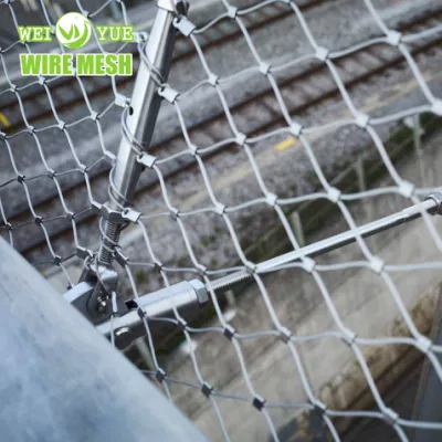 Drahtgitter aus Edelstahl Maschengitter für Balustrade/Treppen Sicherheit Seilnetz Edelstahl Schnalle Seilnetz Stahl Kabelnetz Grünes Wandnetz