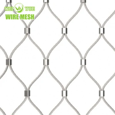 Flexible Draht-Kabel-Netz Birdcage Zoo Edelstahl Hot-DIP Verzinktes Silbergeweben Schweißmaschendraht