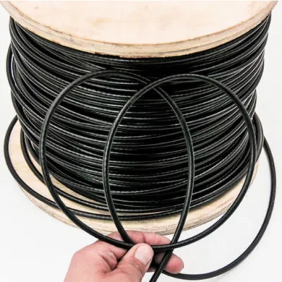 7X7 Vinyl beschichtet Verzinkter Stahldraht Seil (Flugzeug-Kabel) Rigging, Heben, Schleppen und schwere Bauanwendungen
