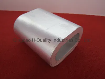 Wir Typ ovale Aluminiumscheiben für die Drahtseil-Verbindung