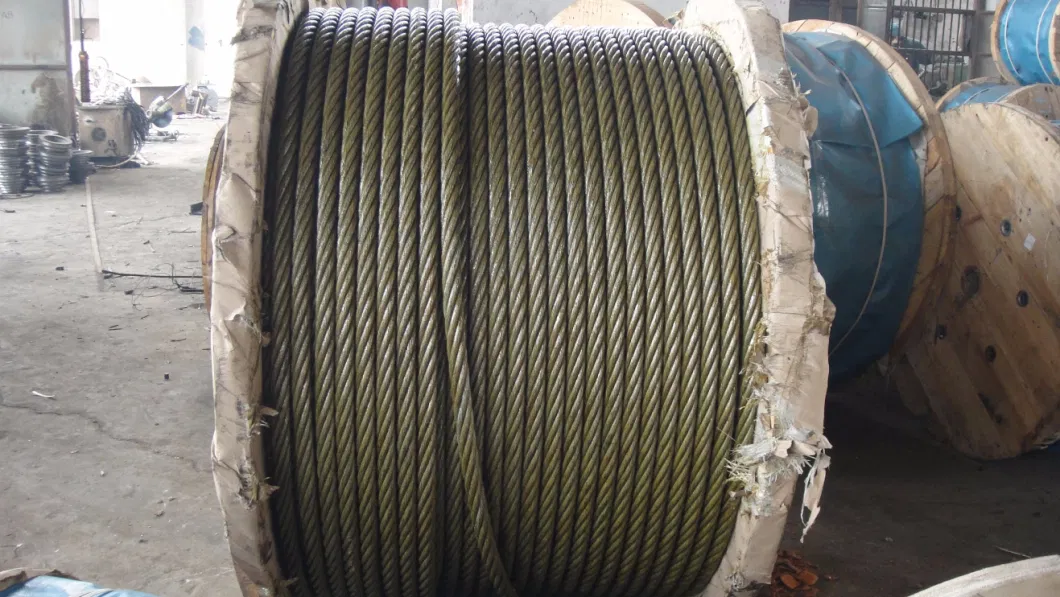 Ungalvanized Steel Cable 6X19s+FC for Lifting