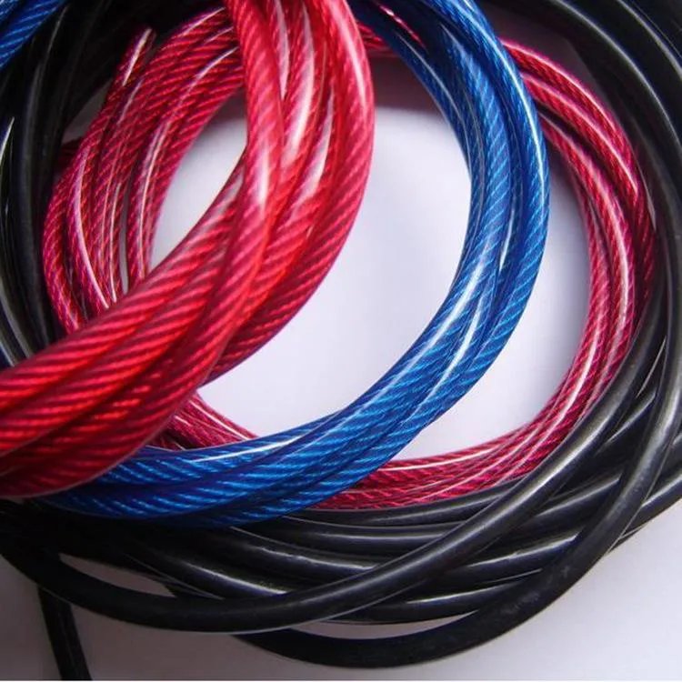 Wholesale Good Quality 12 mm 6X19 Structure PVC Coated Steel Wire Rope