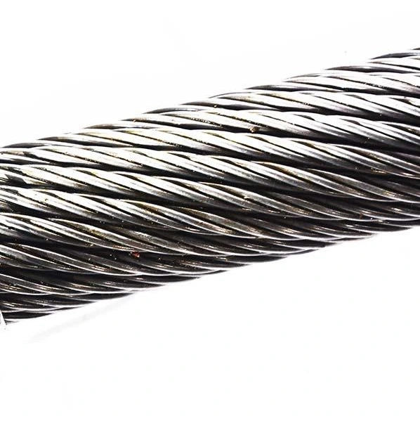 19X7 Galvanized Non-Rotating Steel Wire Rope Steel Cable High Tensile Strength