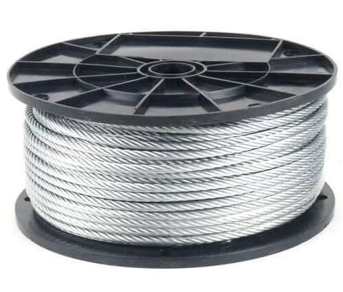 Manufacturer Price 6*7+FC Structure 2.5 mm 3.0 mm Electric Galvanized Steel Wire Rope in Coils