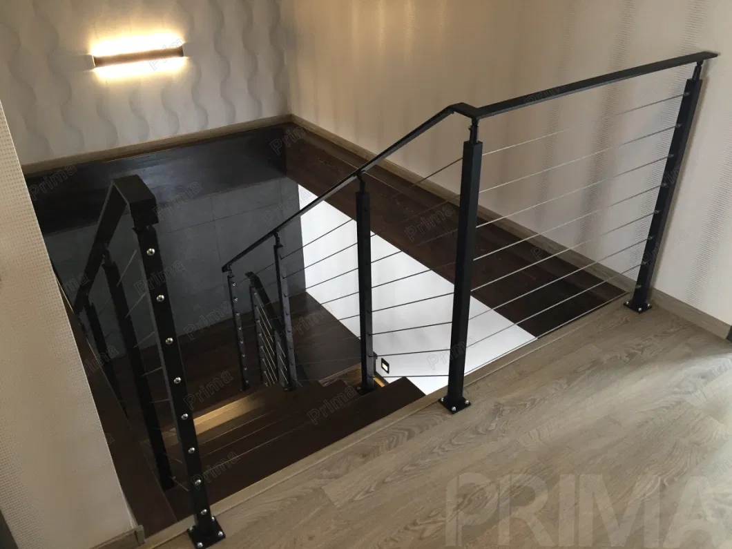 Prima Railings 304 316 Stainless Steel Outdoor Cable Railing Staircase Balcony Protective Balustrades