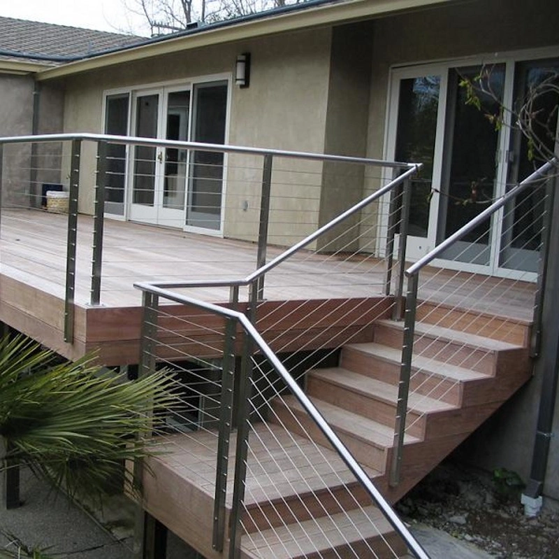 Popular Cable Railing 316 Stainless Steel Outdoor Deck Cable Balustrade