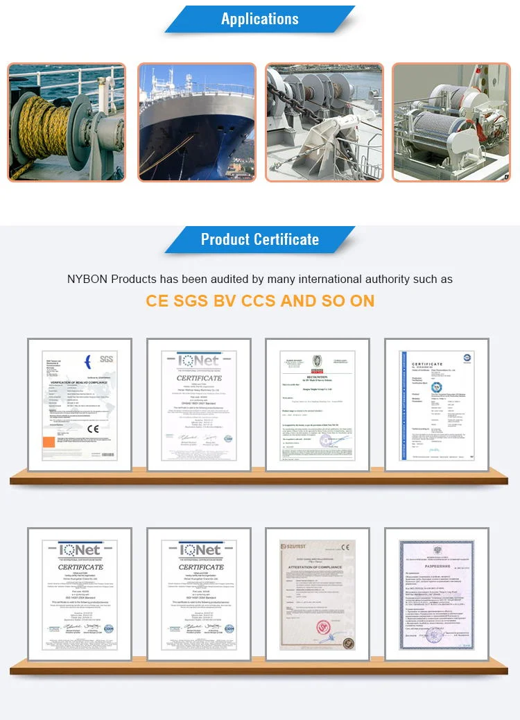 Hot Sale Hydraulic Marine Equipment Winch for Sale