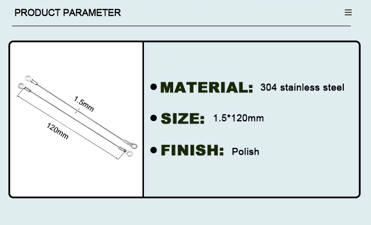 Galvanized Standard safety Stainless Steel Wire Rope Lifting Slings