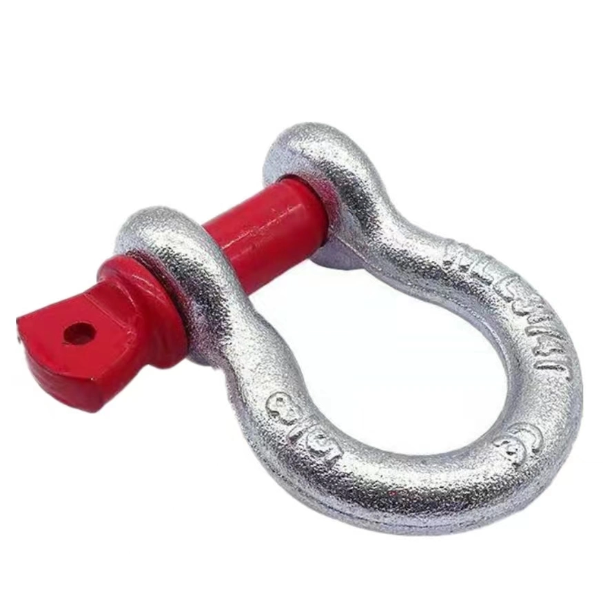 Stainless Steel Wire Rope Shackle Forged Black D Ring Shackle