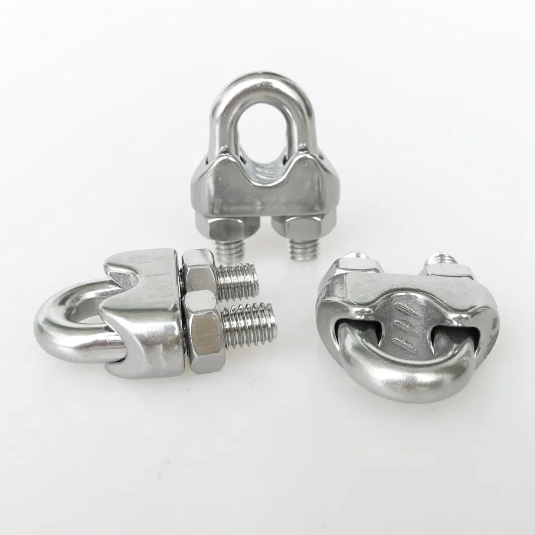 1/4 Inch M6 Stainless Steel Wire Rope Cable Clip Clamp