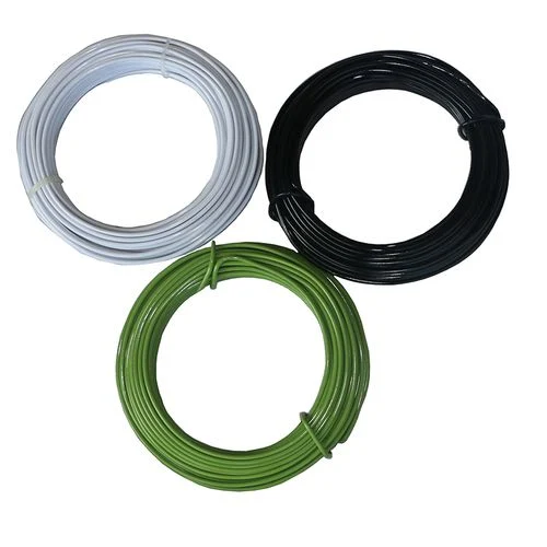 Plastic Coated Steel Wire Rope PU Plastic Coated Galvanized Steel Wire Rope
