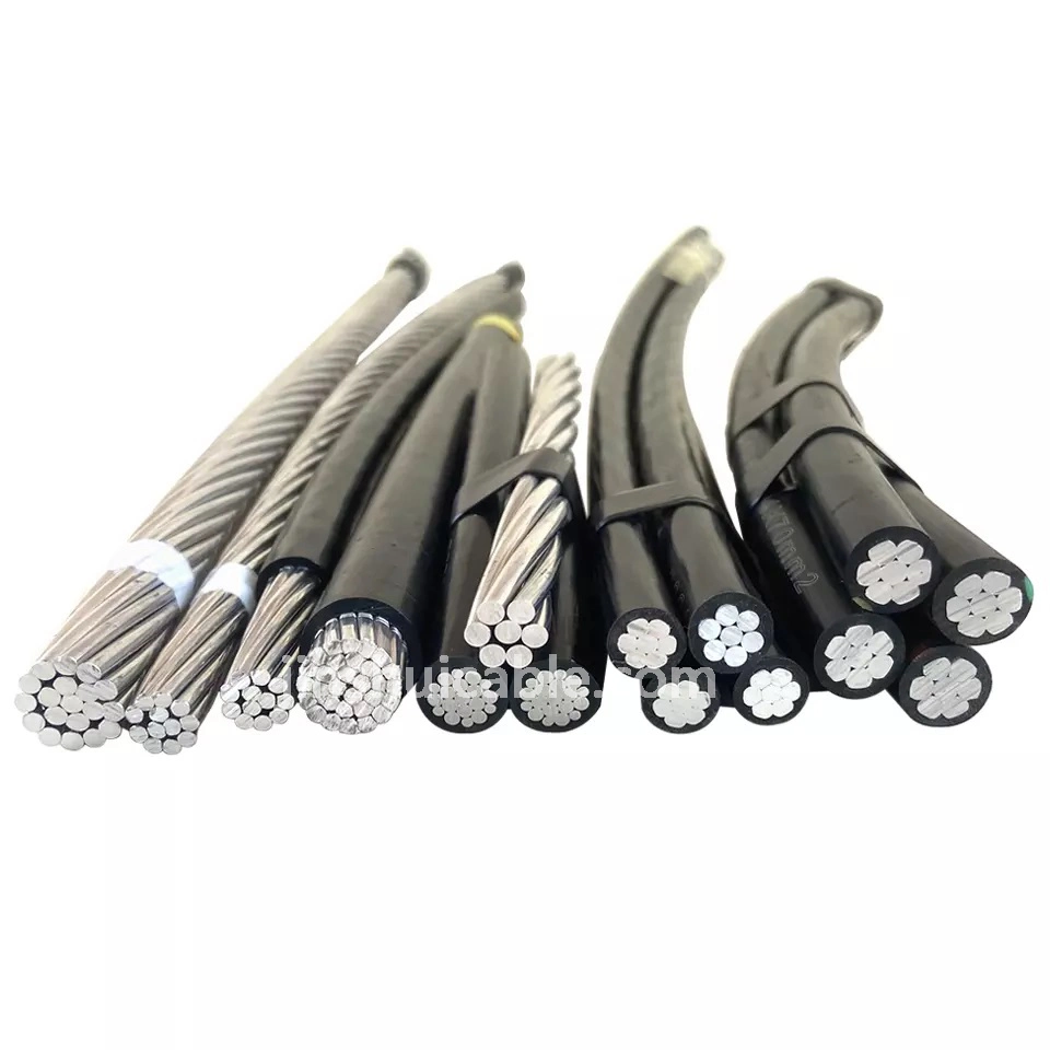 Low Voltage 35mm 70mm2 Overhead XLPE/PVC/PE Sheathed Aluminum Conductor ABC Service Drop Cable