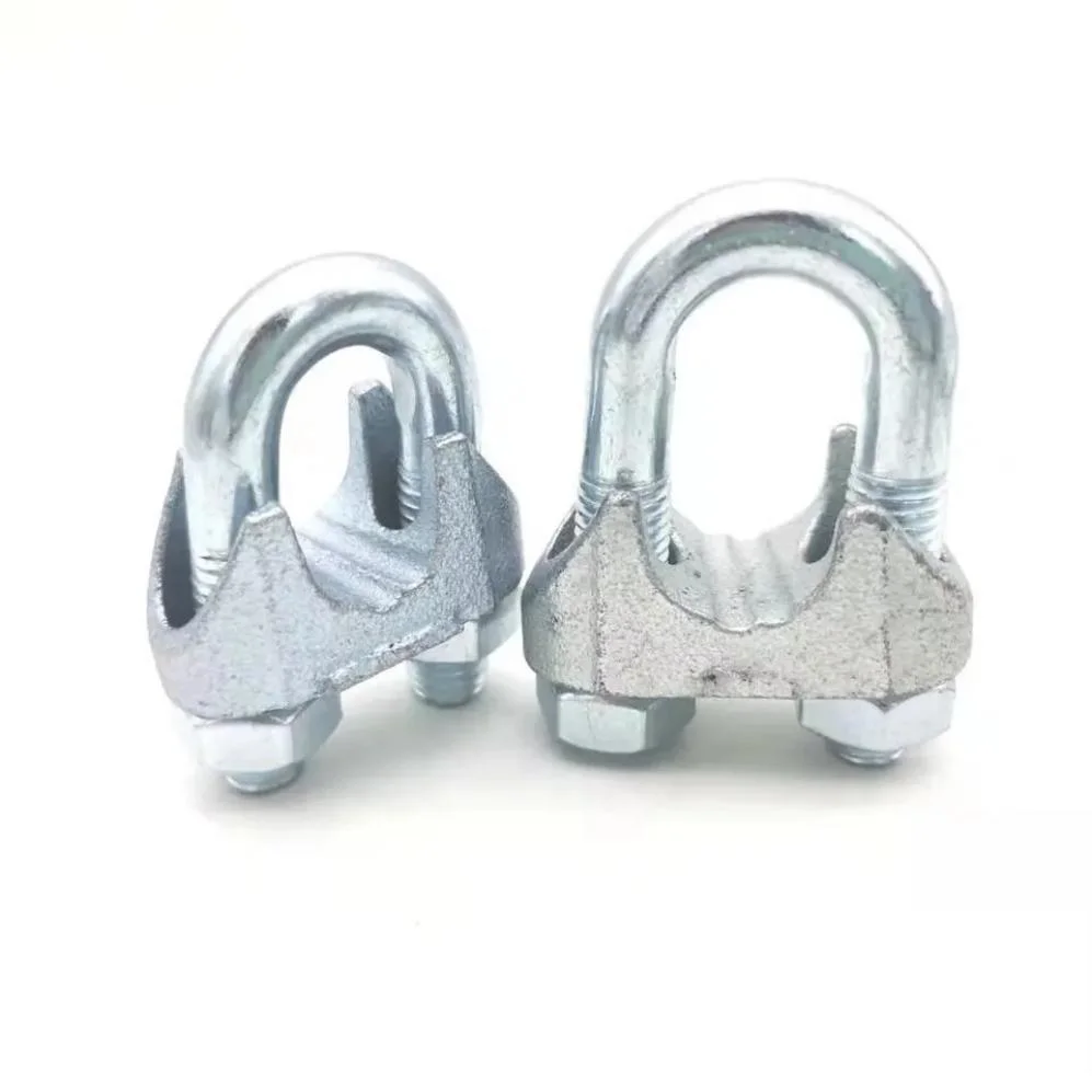 Wire Rope Clamps DIN741 Drop Forged Steel Rigging Hardware High Clamp