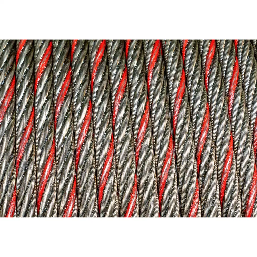 Ungalvanized and Galvanized Steel Wire Rope 8X36ws+FC/Iwrc