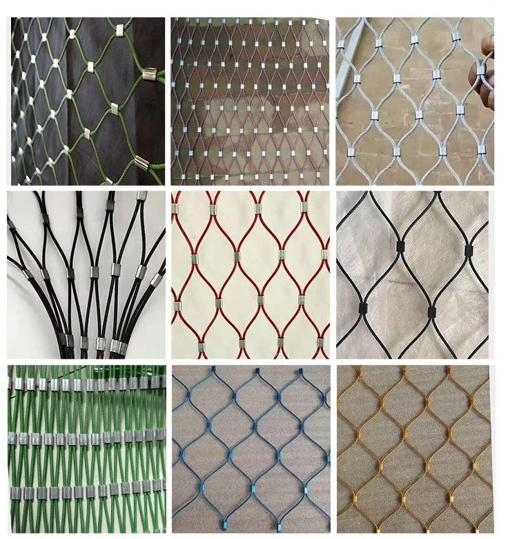 Flexible Stainless Steel Wire Rope Cable Mesh Stainless Steel Cable Mesh Zoo Mesh