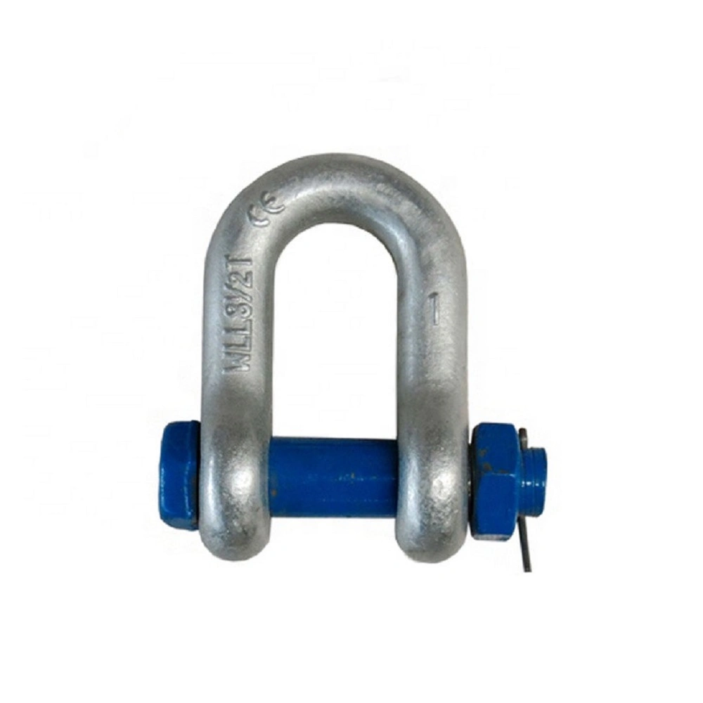 Stainless Steel Wire Rope Shackle Forged Black D Ring Shackle