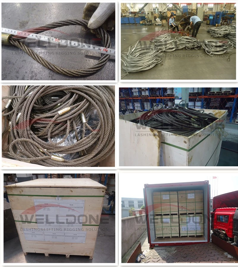Galvanized Steel Cable High Tensile Wire Rope Lifting Sling