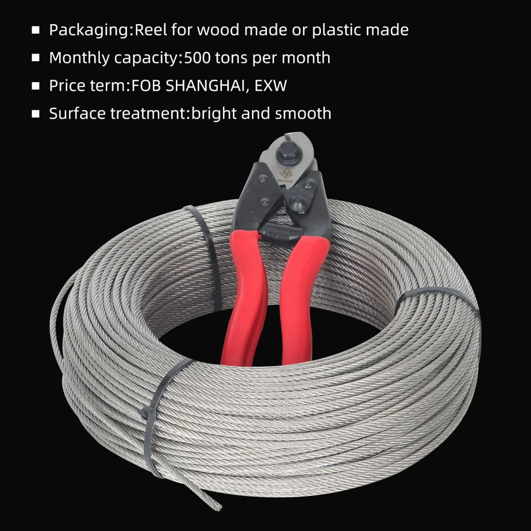 Stainless Steel Wire Rope Pressed with Hanging Lifting Hardware