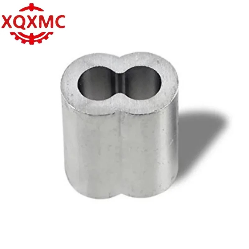Aluminium Hourglass Sleeves Crimping Loop Sleeve Double Ferrule for Wire Rope Cable