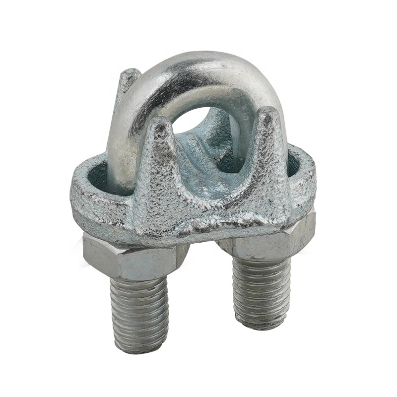 Selling Factory U Bolt Type Electric Cable Connector Clamp Stainless Steel Wire Rope Clip