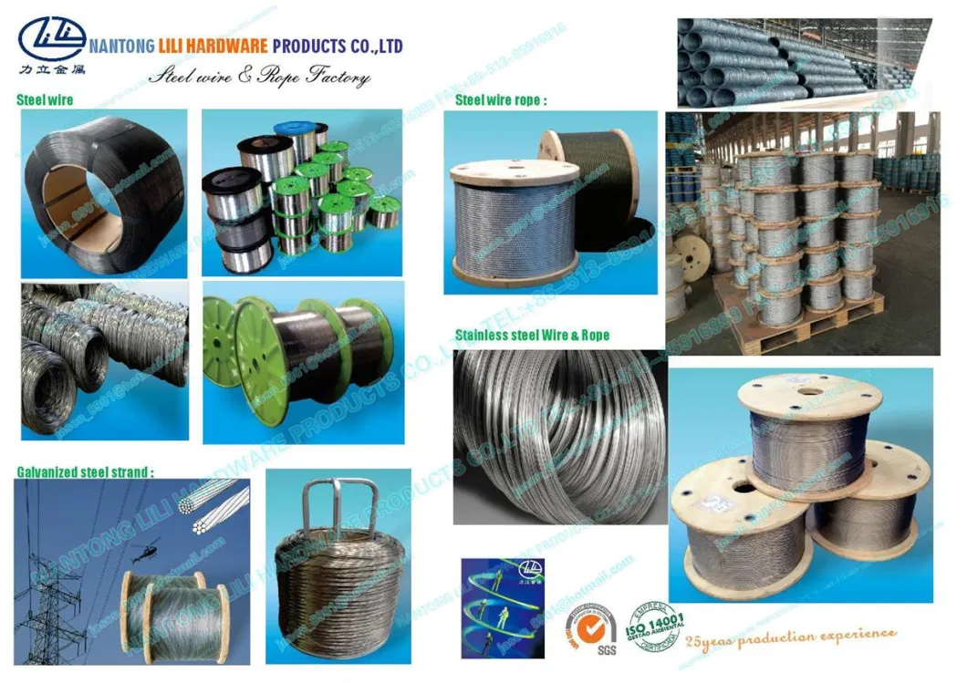 PVC Coated Stainless Steel Cable, Steel Wire, Wire Rope, Stainless Steel Wire