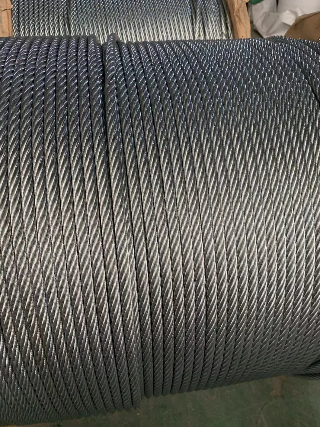Hot DIP Galvanized Steel Wire Rope 6X19 + FC/Iws/Iwrc 10mm 12 Zinc Roll
