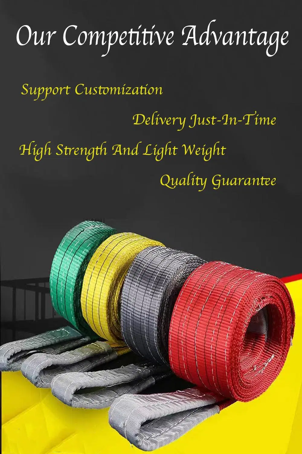 Competitive Factory Price 1ton3ton5ton Duplex Flat Woven Webbing Sling Lifting Steel Pipe