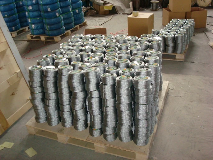 Soft Packin Galvanized Steel Wire Rope 6X24+7FC Jiangsu