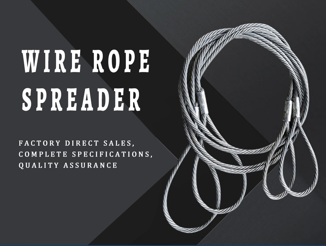 Galvanized Steel Wire Rope Hand Spliced Lifting Sling