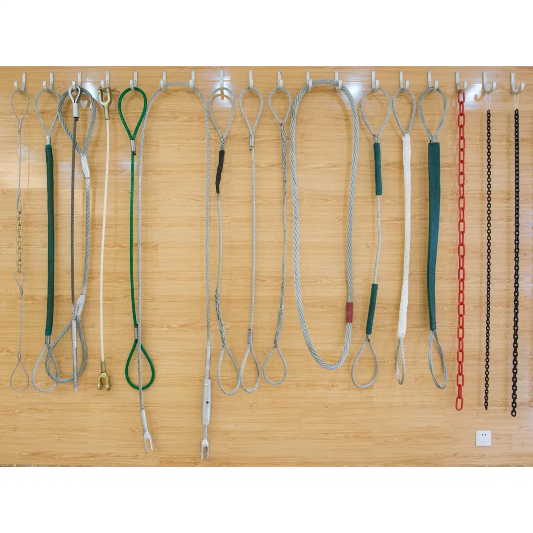 Pressed Steel Wire Rope Sling with Socket and Metal Hook