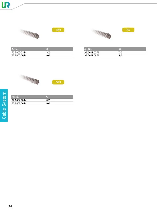 Stainless Steel Post Wire Rope Handrail Fittings